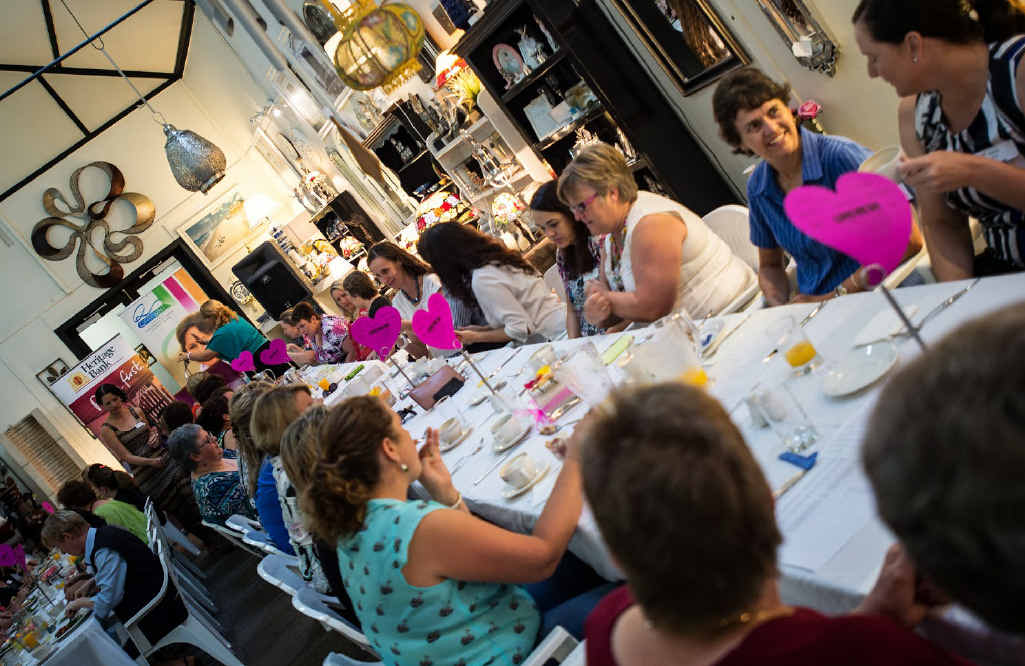 GETTING OUT: A great opportunity for women to socialise with others and be inspired.